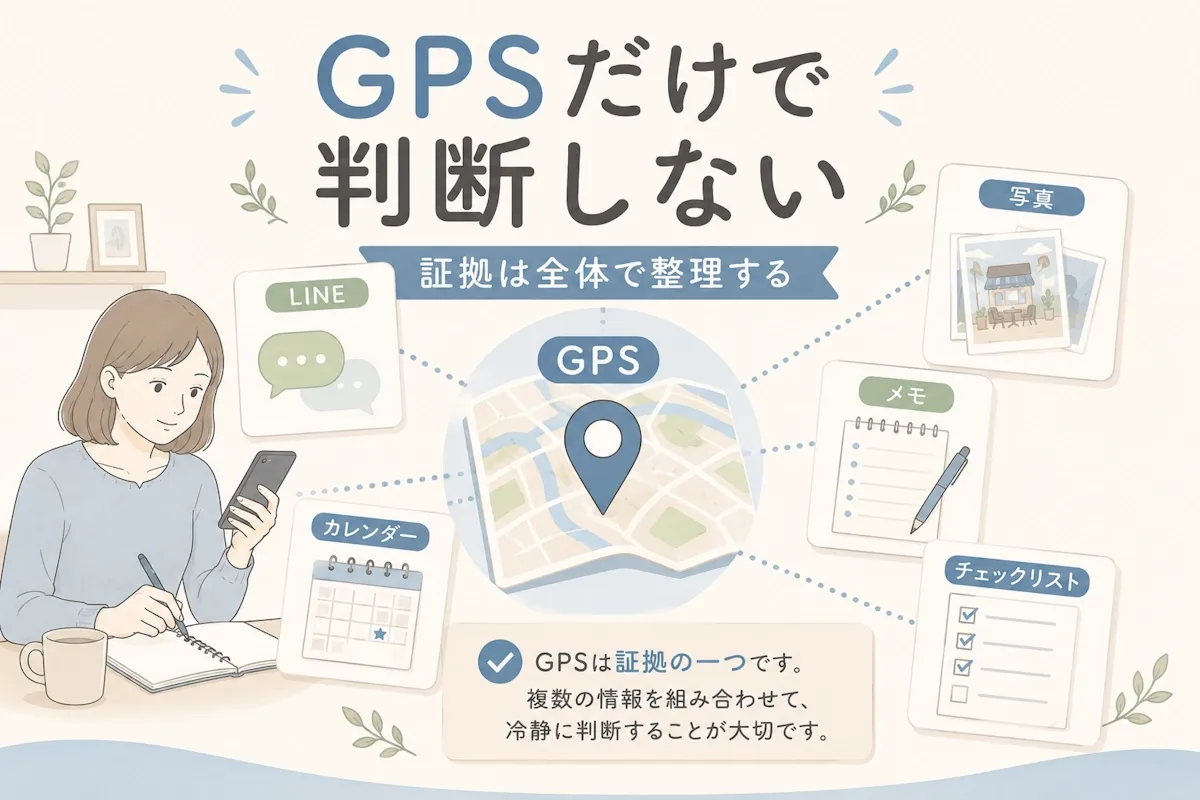 GPSが浮気の証拠になるか解説