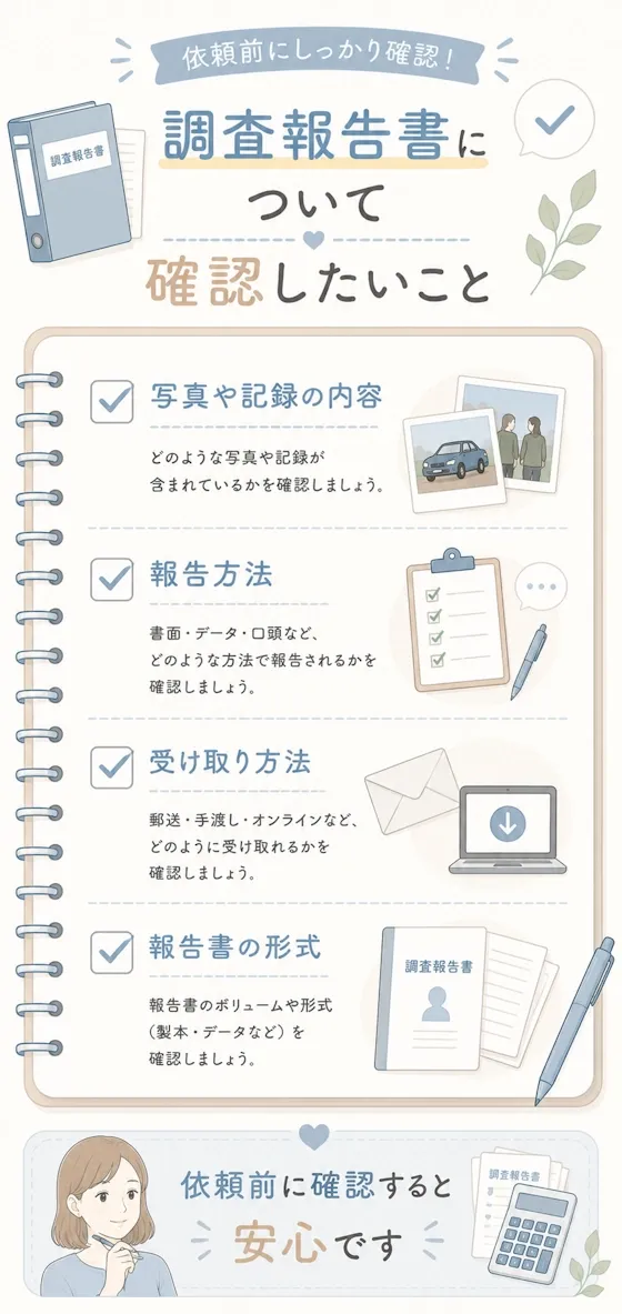 依頼前に確認したいチェックポイント